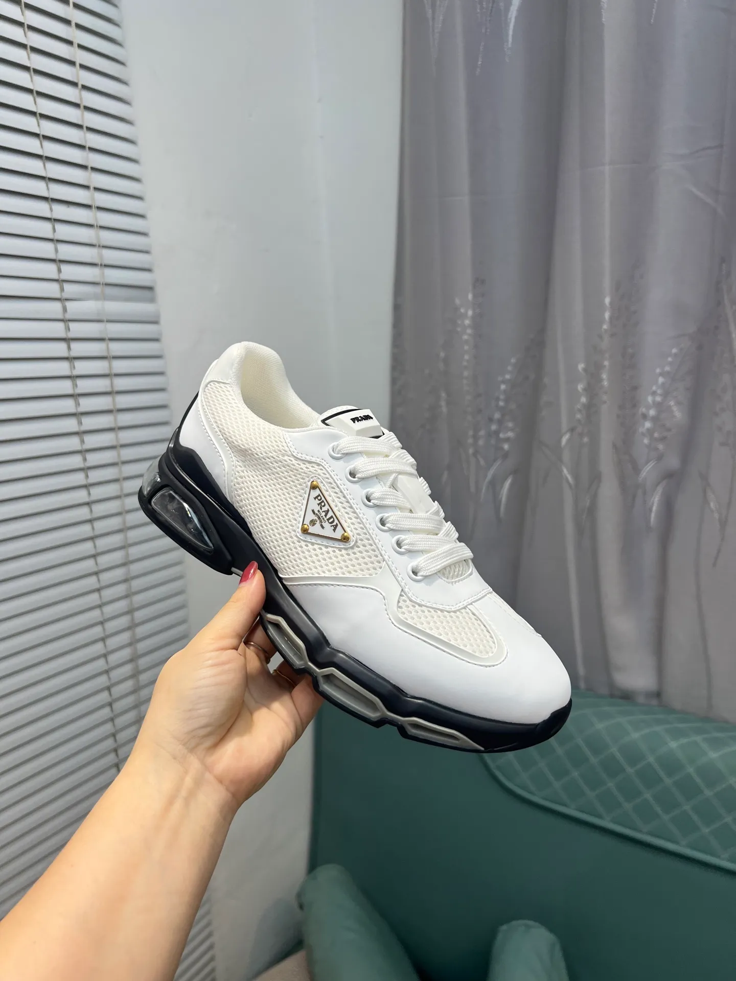 Men's shoes 💰660 [PRADA] Men's shoes are popular in the counter, official website is synchronized, 1 high-quality shipment ✔️ Original frosted cowhide + cowhide lining, 1🆚1 replica, original sole, 38-45 (45 customized, non-refundable)